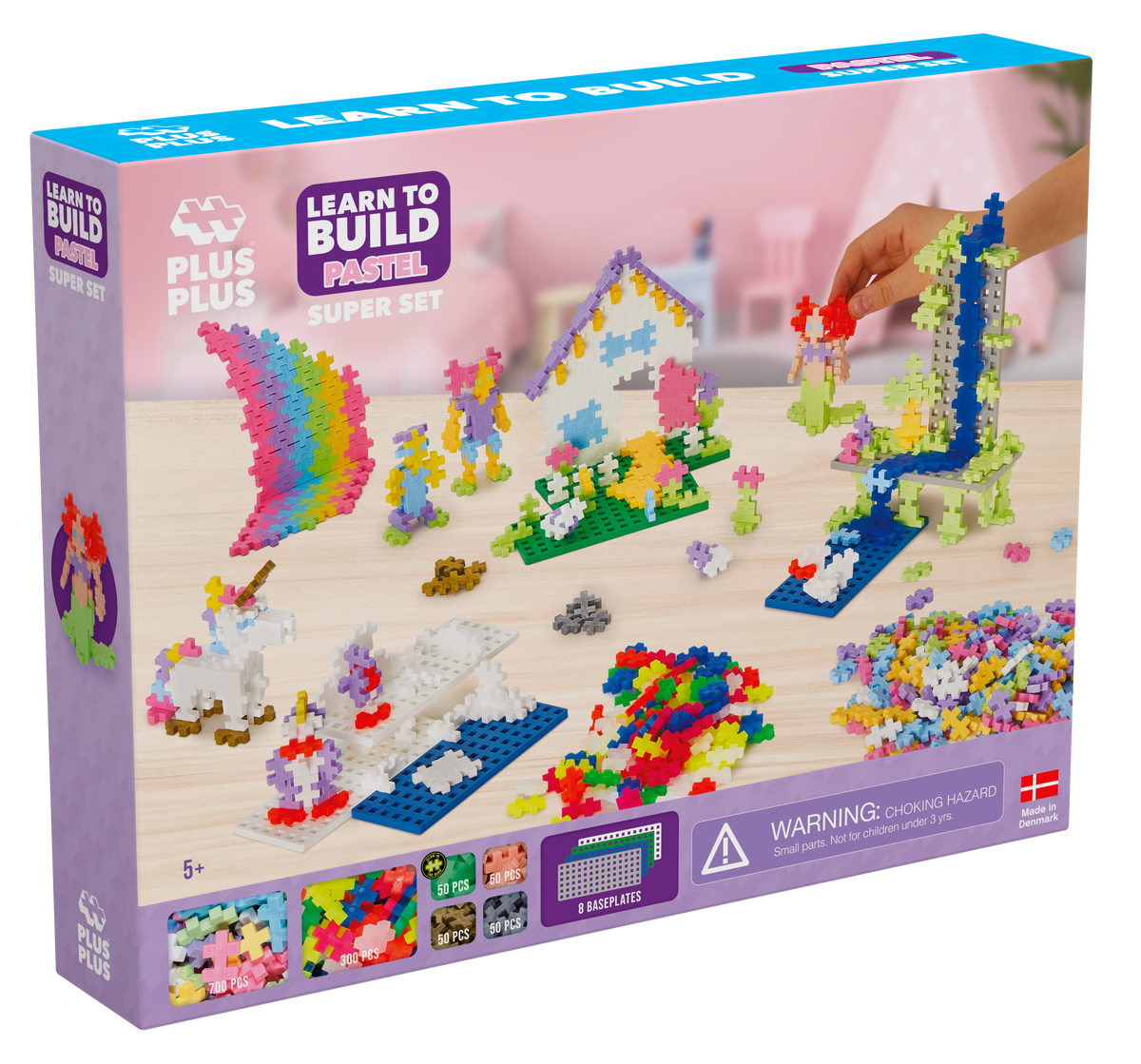 Learn to Build - Super Set Pastel - 1000 Pcs