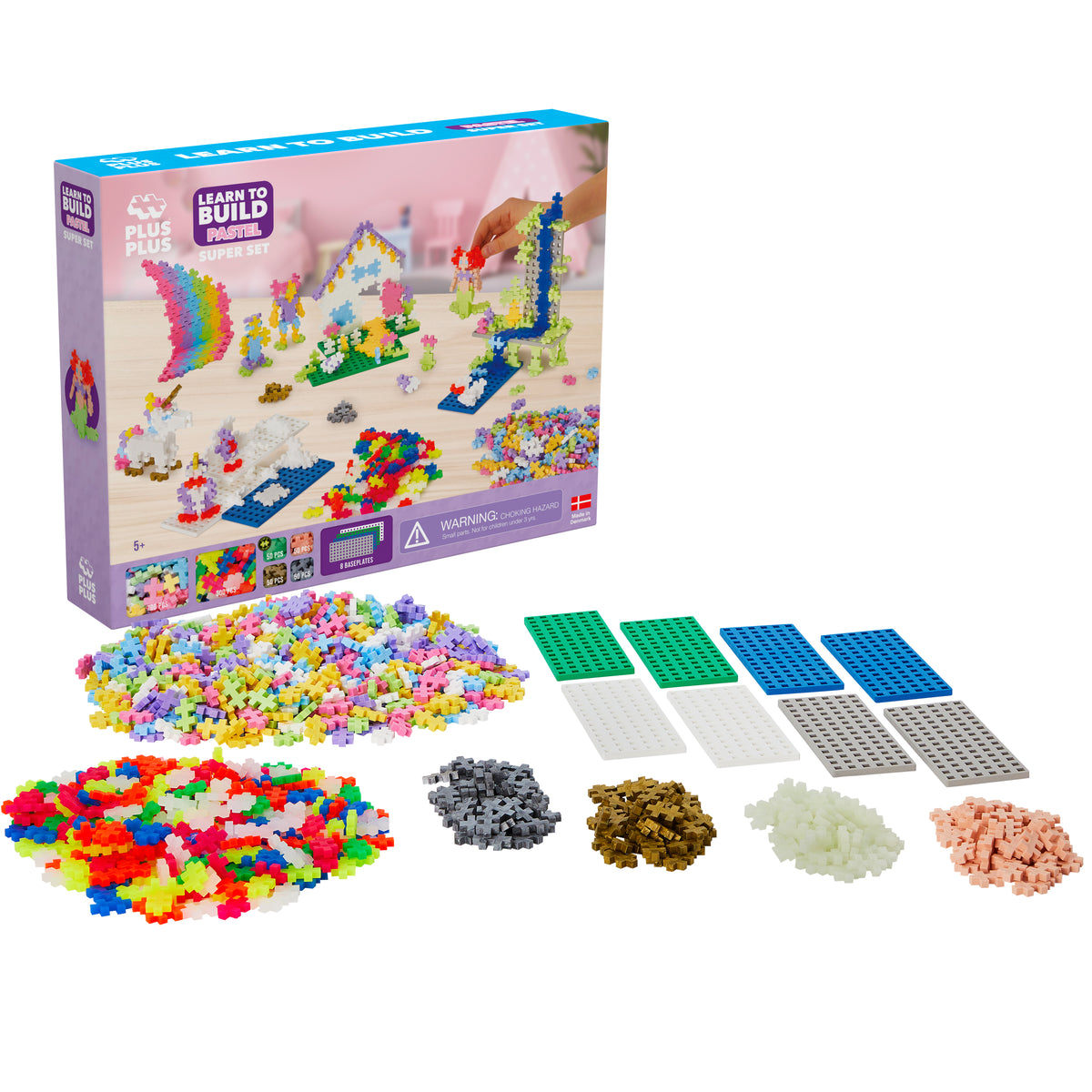 Learn to Build - Super Set Pastel - 1000 Pcs