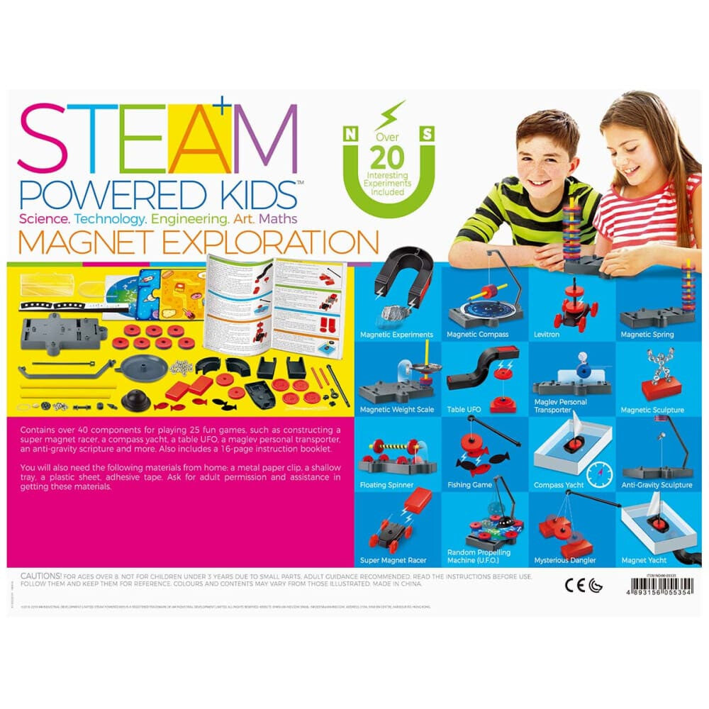 4M STEAM Powered Kids Magnet Exploration - Great Gizmos 4893156055354