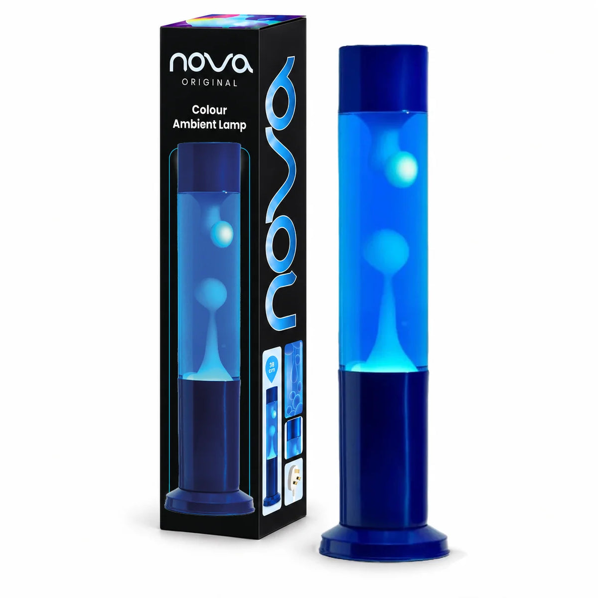 Nova Colour Lava Lamp Blue