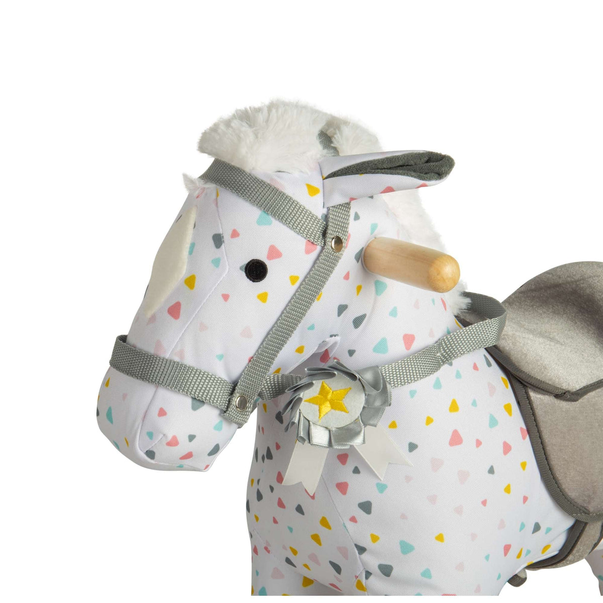 Patterned Rocking Horse