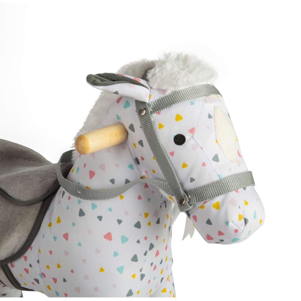 Patterned Rocking Horse