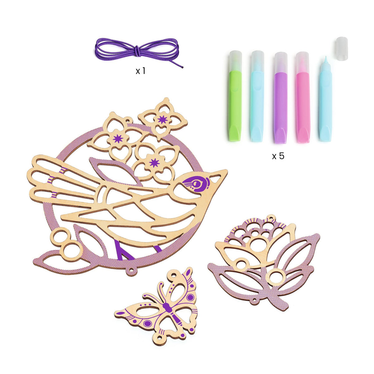 DIY Sunny Branch Stained Glass Kit
