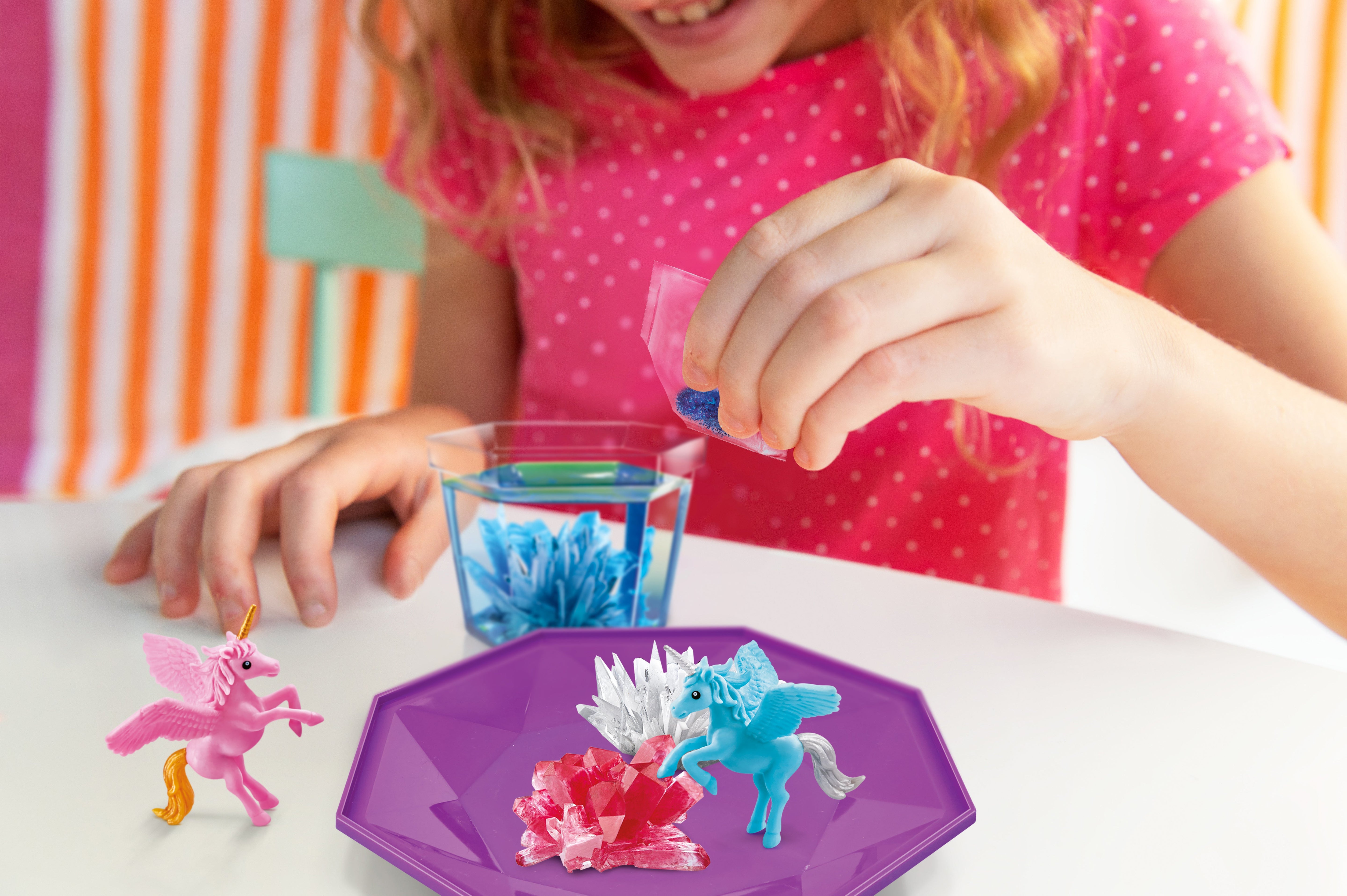 Crystal Growing - Magical Unicorn Crystal Terrarium