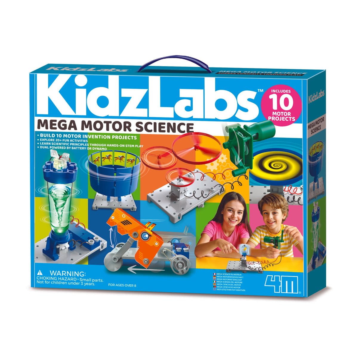 Mega Motor Science Kit | Build Your Own Robot, Car & More
