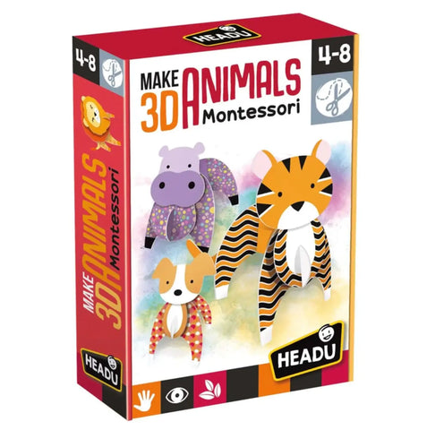 Make 3D Animals Montessori