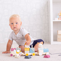 Activity Pull Along Train - FSC® Certified - Bigjigs Toys 691621800126