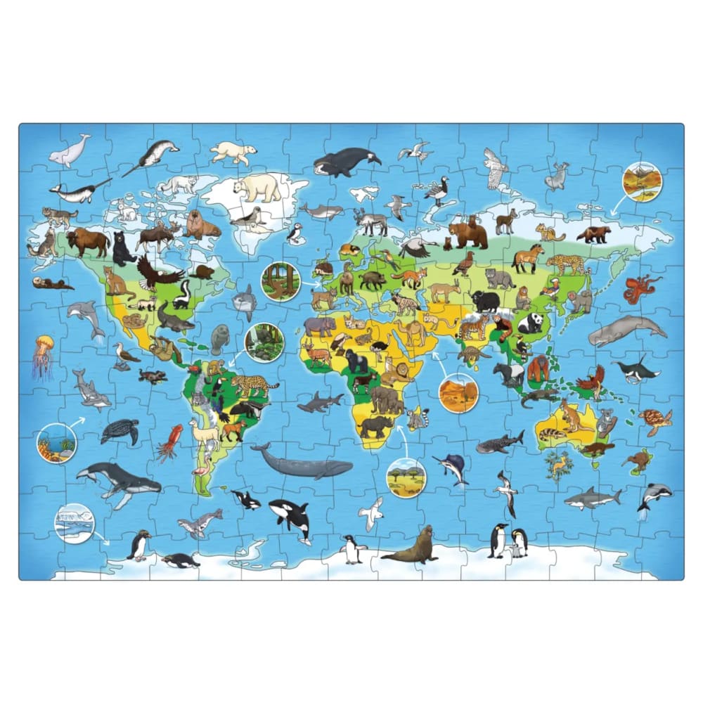 Animal World Jigsaw Puzzle - Orchard Toys