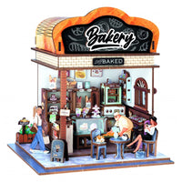 Bakery diorama Wooden Build Kit