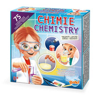 Buki Chemistry Set with 75 Experiments - Halilit