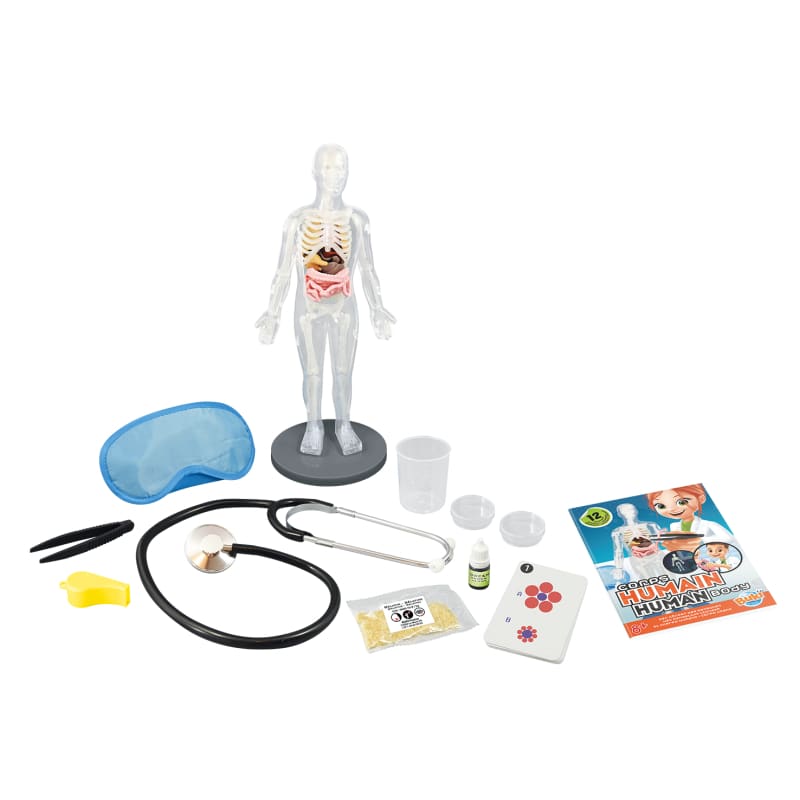 Buki Human Body w/12 Experiments - Halilit