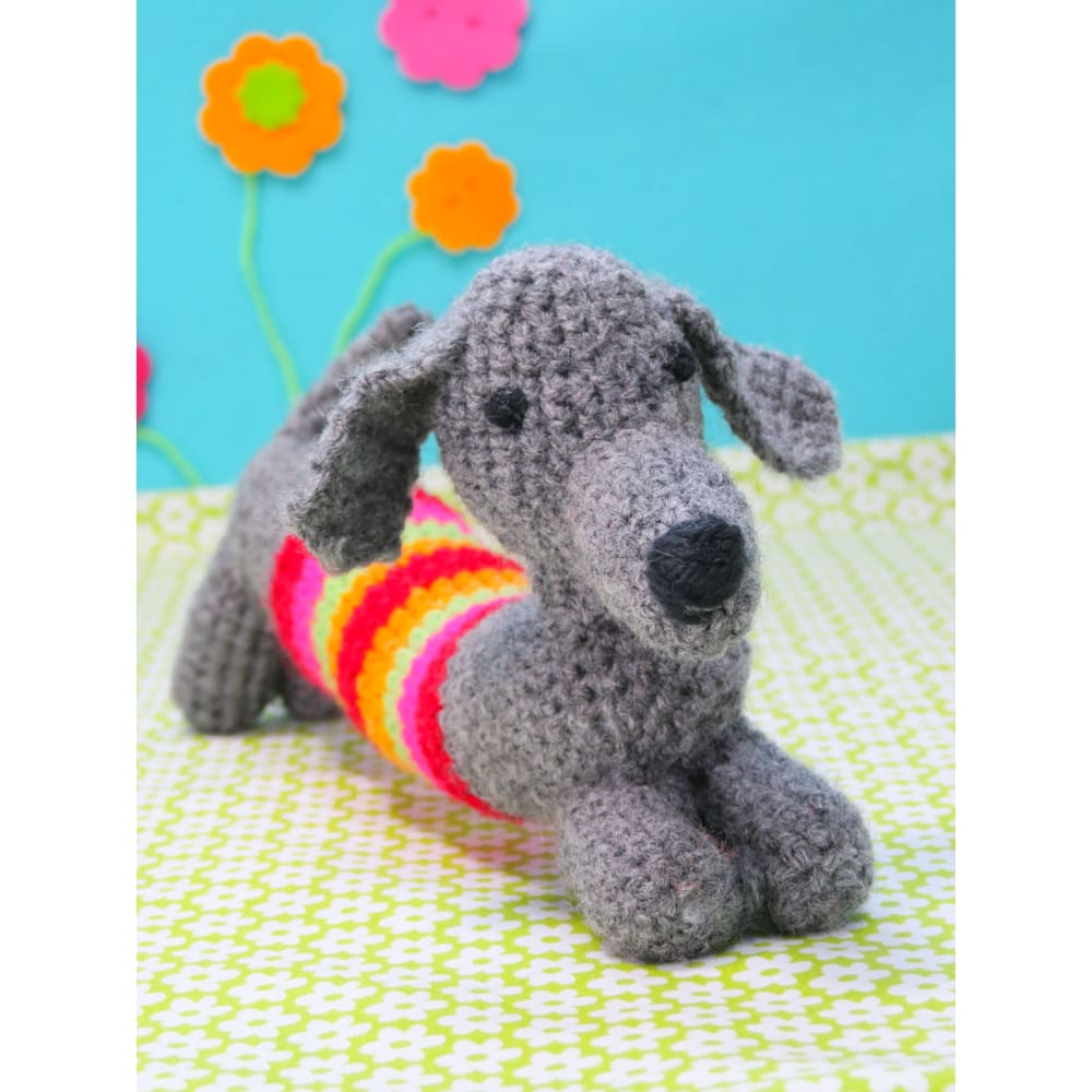 ButtonBag Crochet a Sausage Dog - Fiesta Crafts