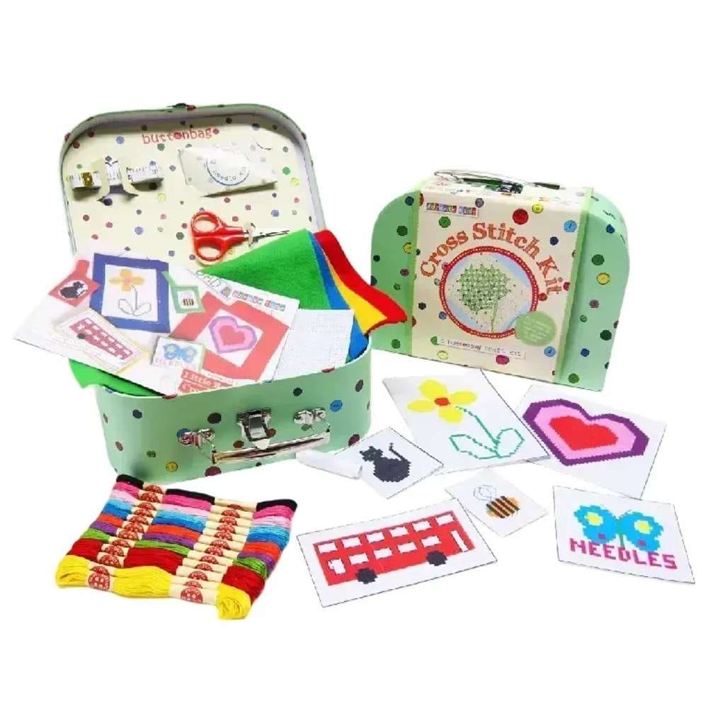ButtonBag Learn how to Cross Stitch
