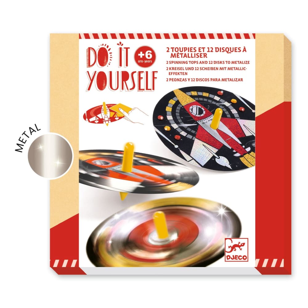 DIY Spinning Tops x 12 - Djeco