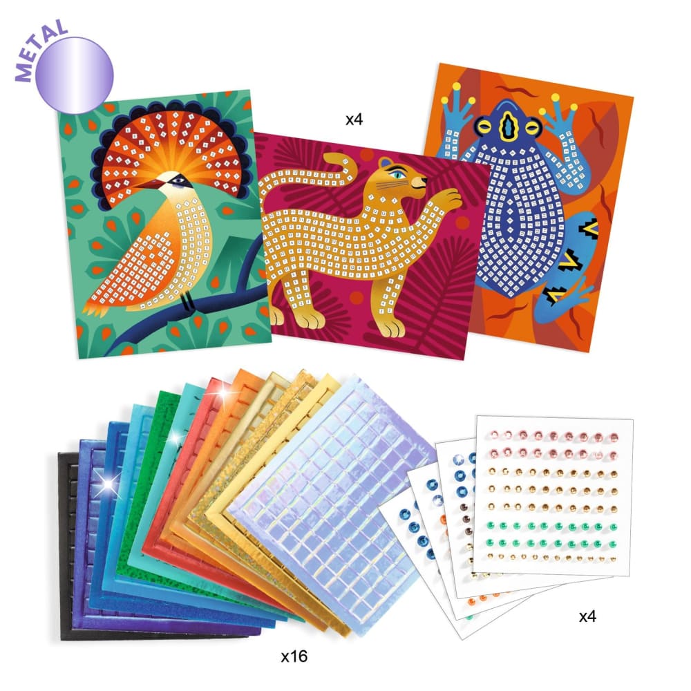 Djeco Deep in the Jungle Mosaic kit - 3070900094222