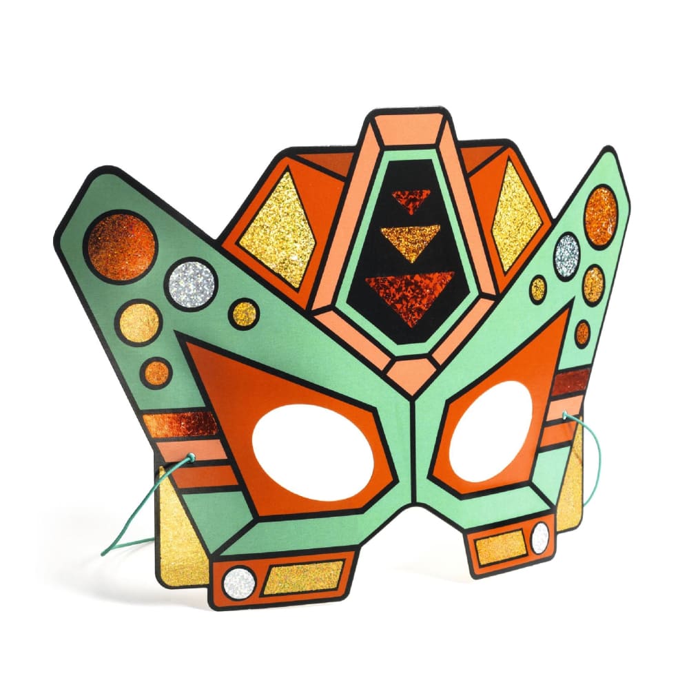 Djeco Do It Yourself - 4 Super Robot Masks