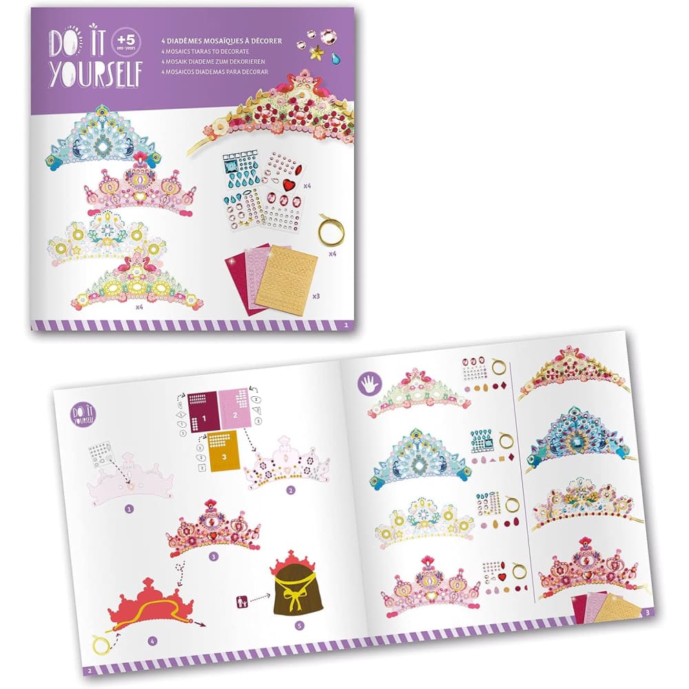 Djeco Do It Yourself - 4 Tiaras Like a Princess
