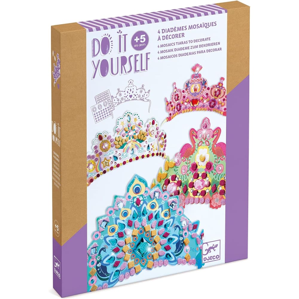 Djeco Do It Yourself - 4 Tiaras Like a Princess