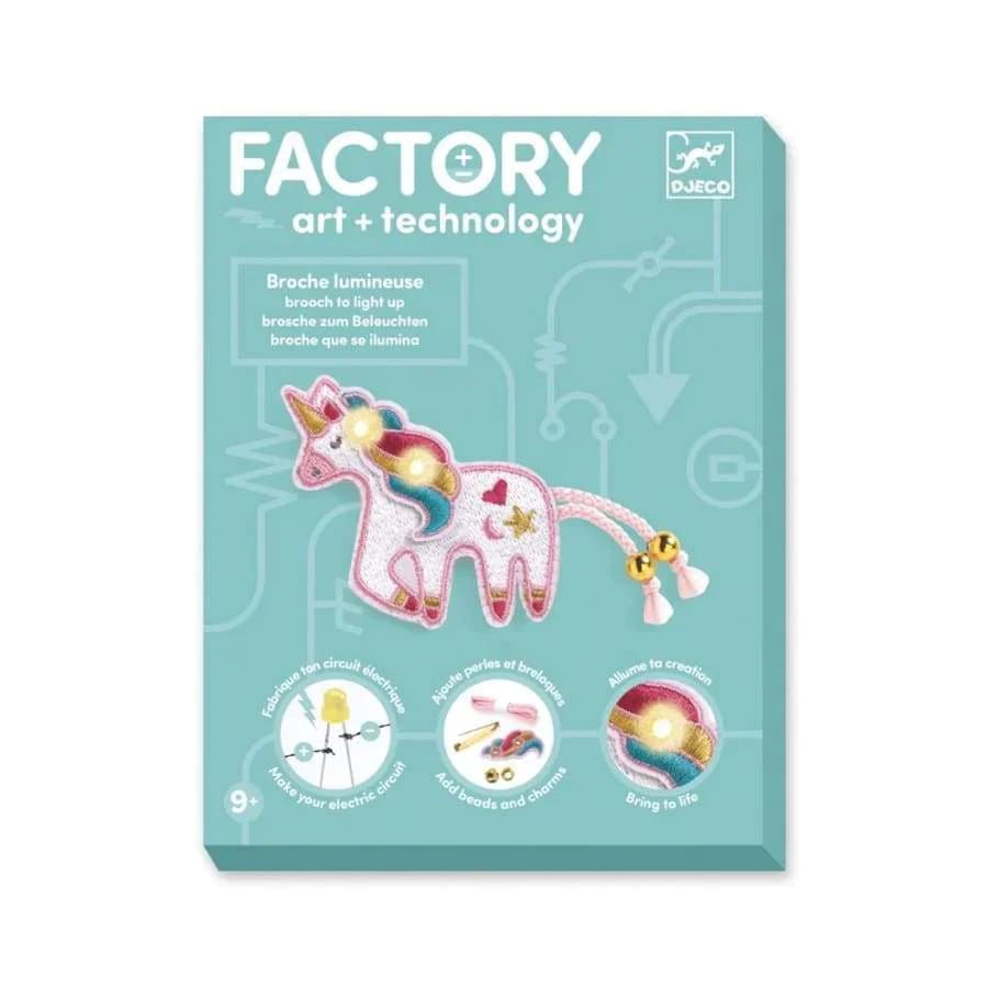 Djeco Sweet Unicorn Make Your Own Light Up Badge - 3070900093218
