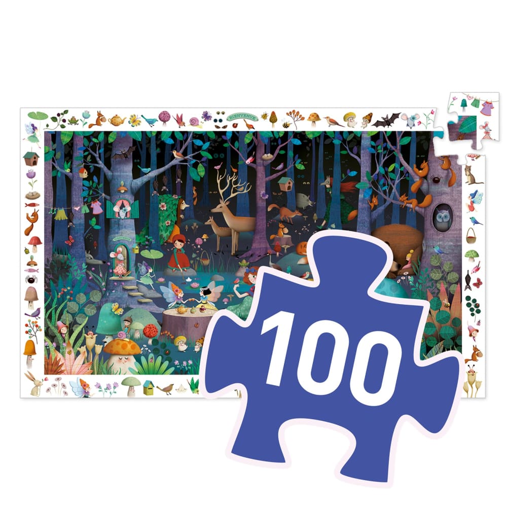 Enchanted Forest Puzzle - 100 pcs - Djeco