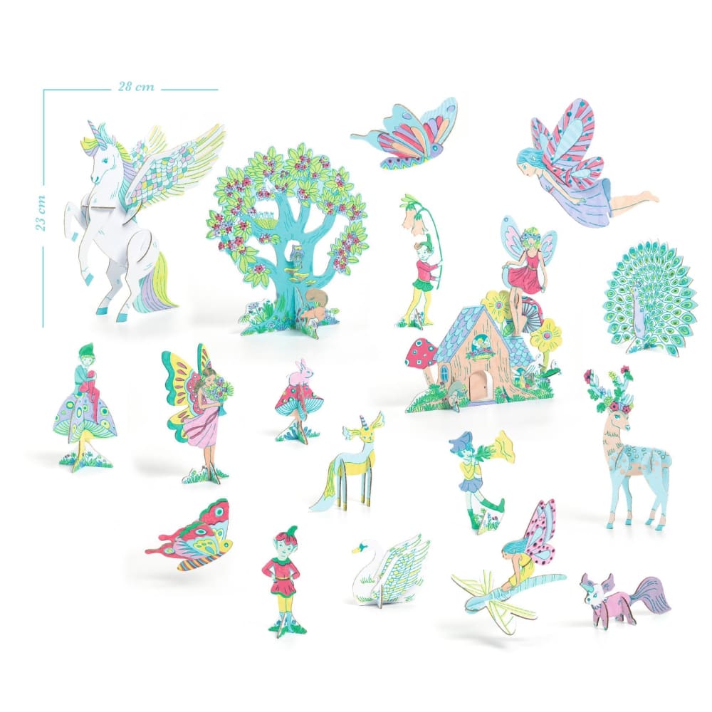 Fairy World Colour Assemble & Play - Djeco
