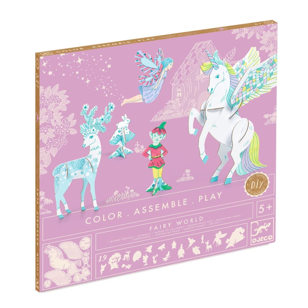 Fairy World Colour Assemble & Play - Djeco