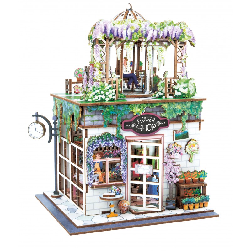 Florist diorama Wooden Build Kit