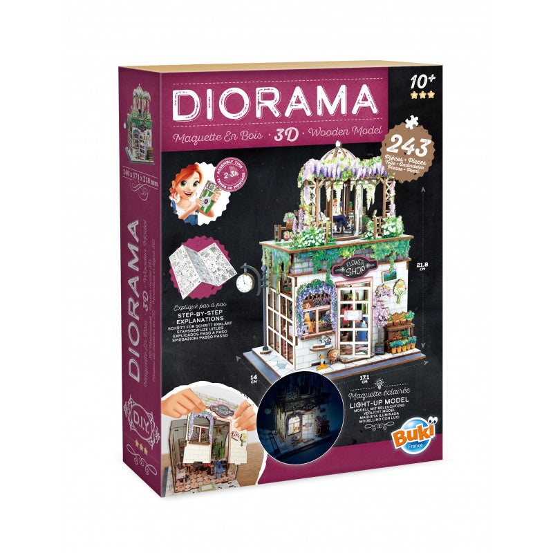 Florist diorama Wooden Build Kit