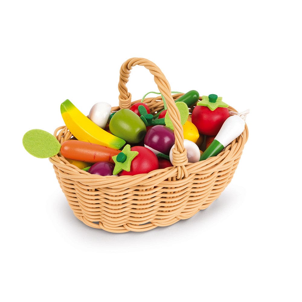 Fruits and Vegetables Basket Set - Janod 3700217356200
