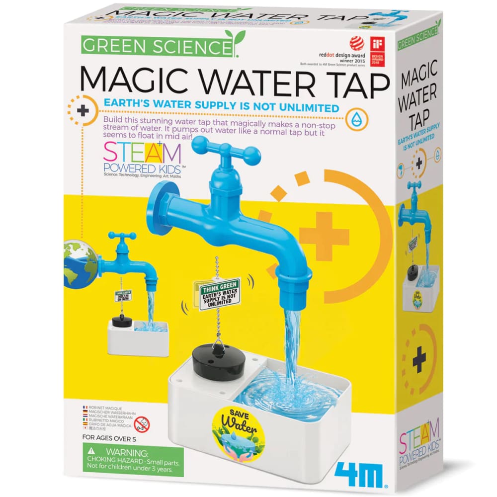 Green Science Magic Water Tap - 4M Great Gizmo