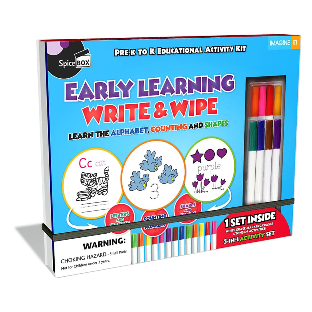 Imagine It Early Learning Write & Wipe - SpiceBox