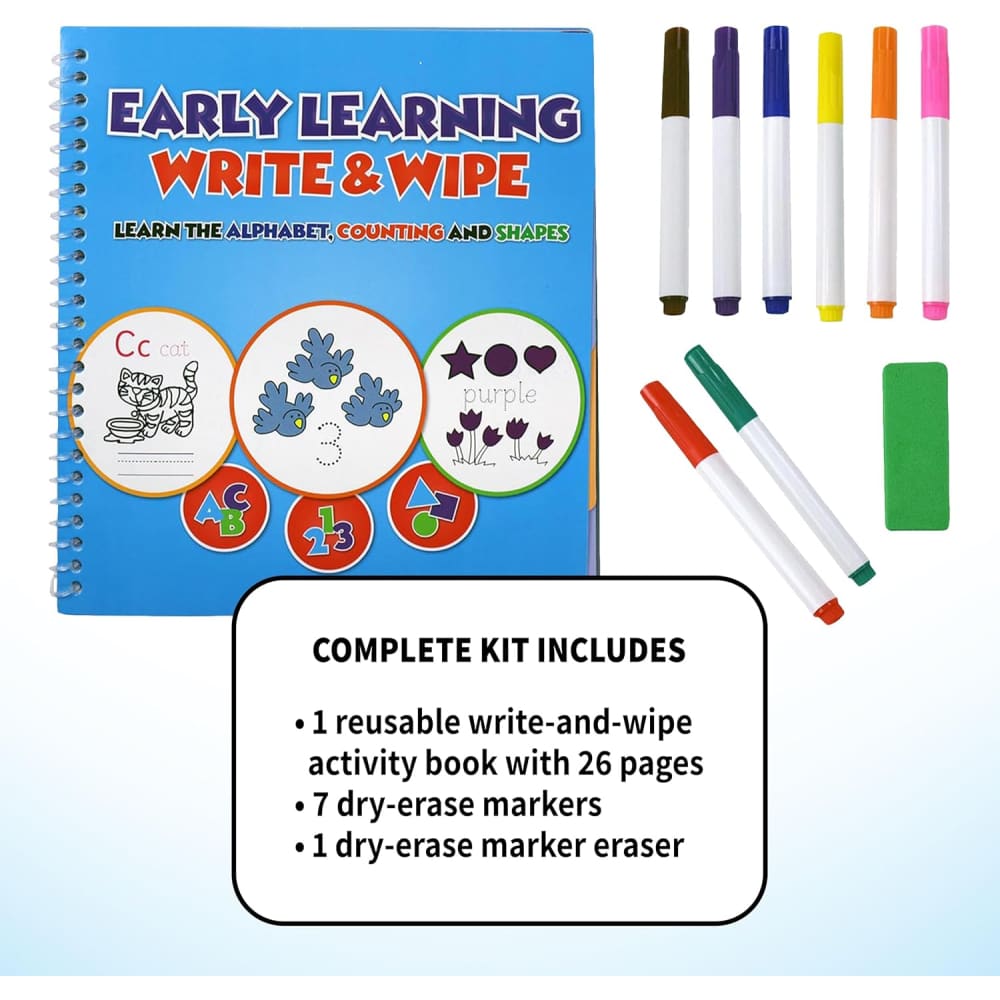 Imagine It Early Learning Write & Wipe - SpiceBox