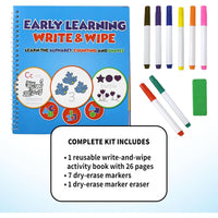 Imagine It Early Learning Write & Wipe - SpiceBox