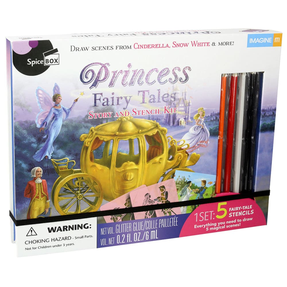 Imagine It Princess Stencil Stories - SpiceBox