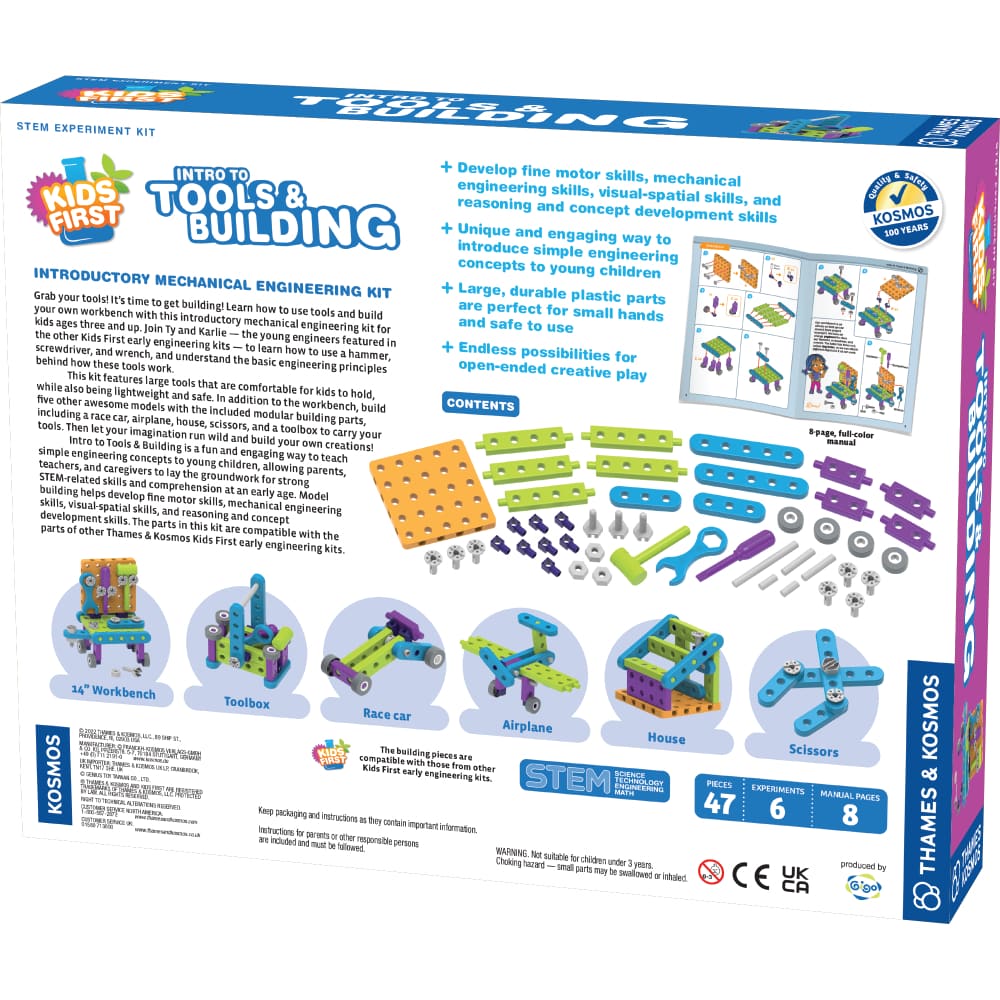 Intro to Tools and Building - Thames Kosmos 814743016873