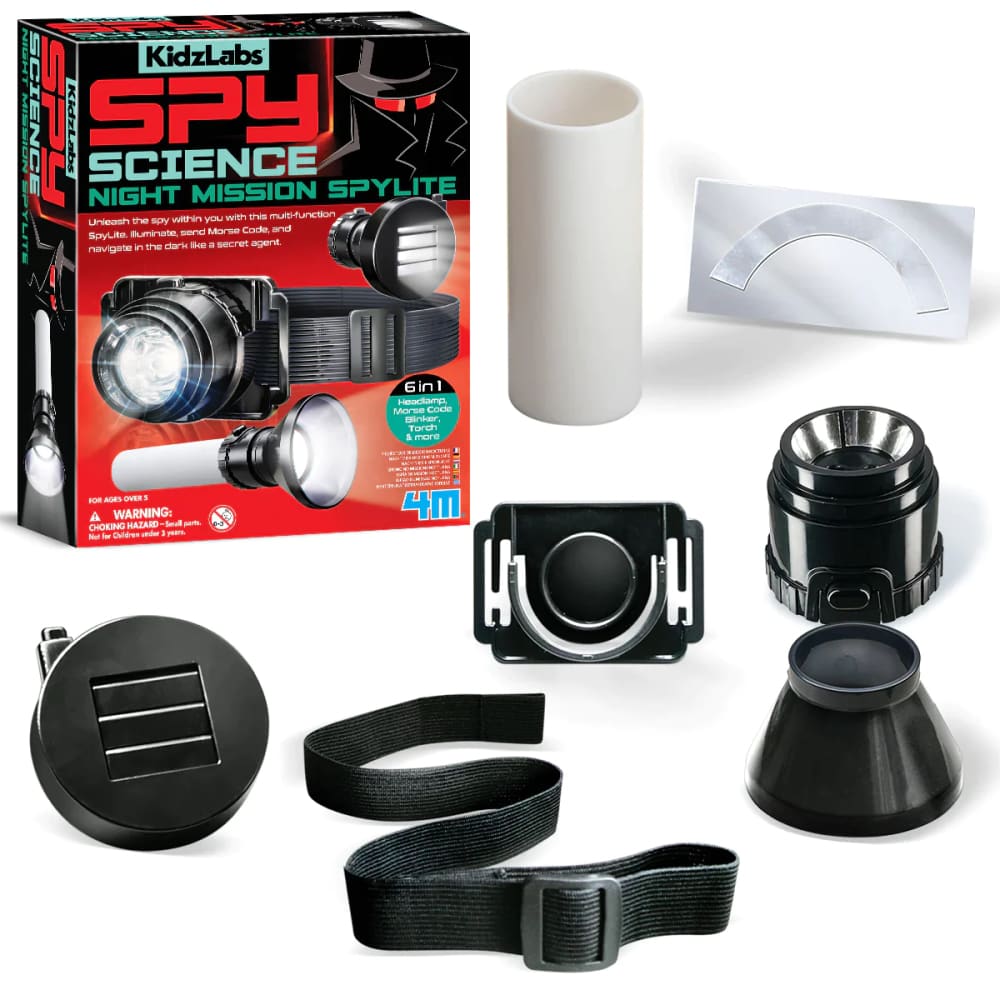 KidzLabs Spy Science Night Mission Spylite - 4M Great Gizmos