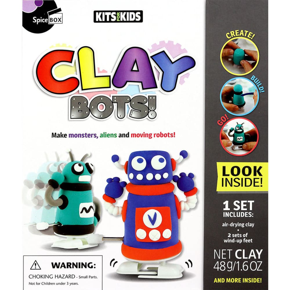 Kits for Kids Clay Bots - SpiceBox