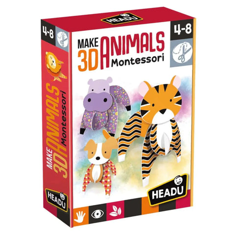Make 3D Animals Montessori