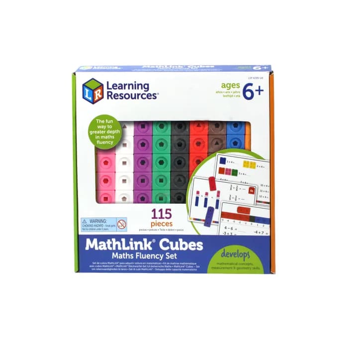 MathLink Cubes Maths Fluency Set - Learning Resources 5055506406998