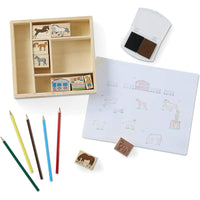 Melissa and Doug Horses Stamp Set - 772124102