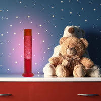 Nova Baby Glitter Lamp Red