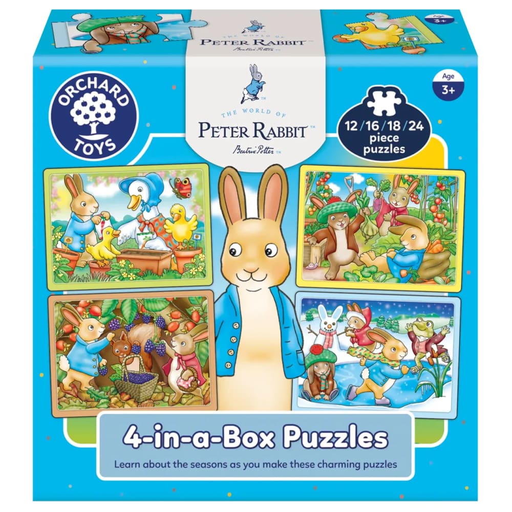 Peter Rabbit 4 in a box Puzzles - Orchard Toys