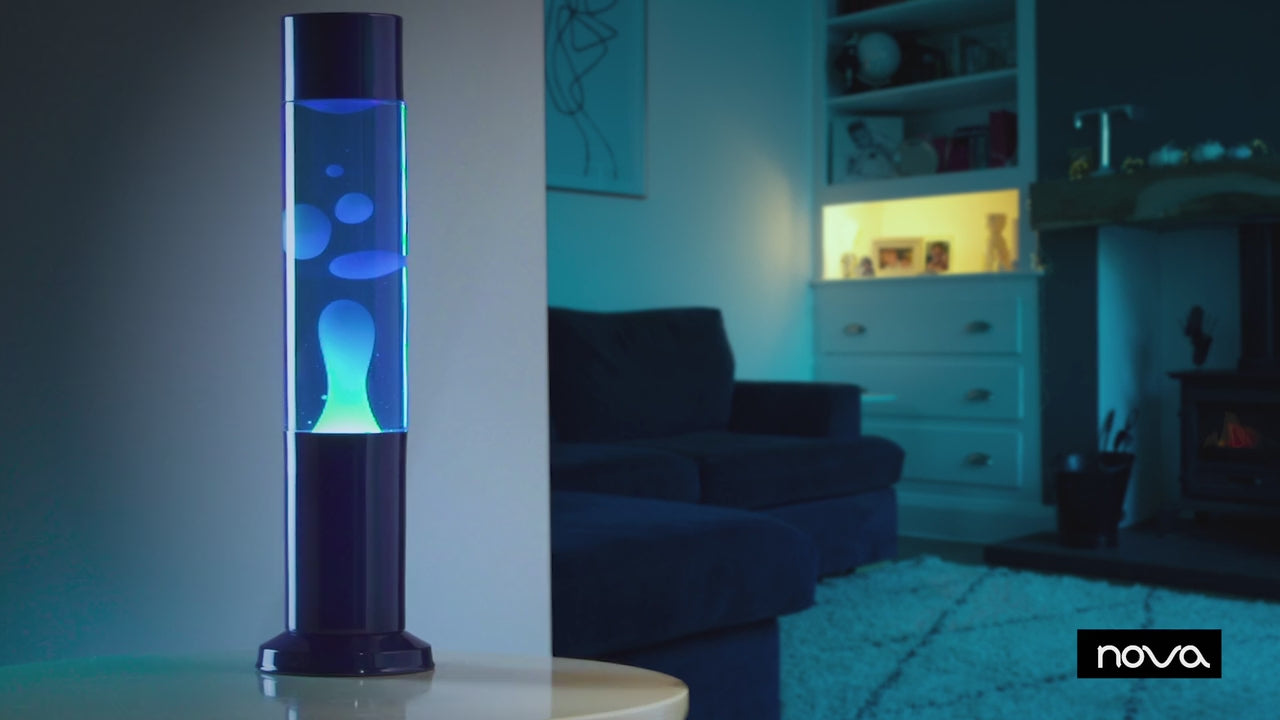 Nova Colour Lava Lamp Blue