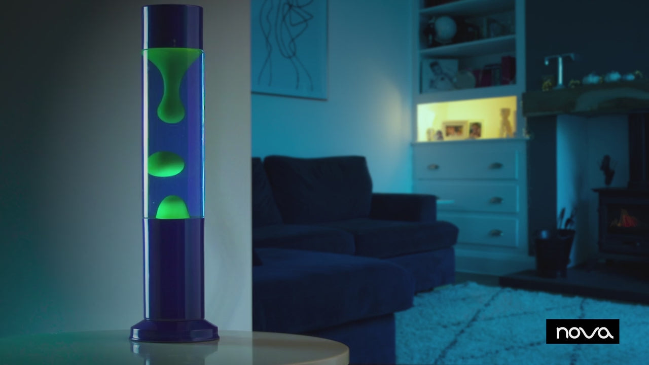 Nova Colour Lava Lamp Blue/Green