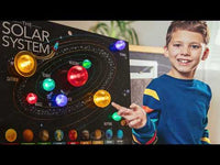 KidzLabs 3D Solar System Light-Up Poster Board