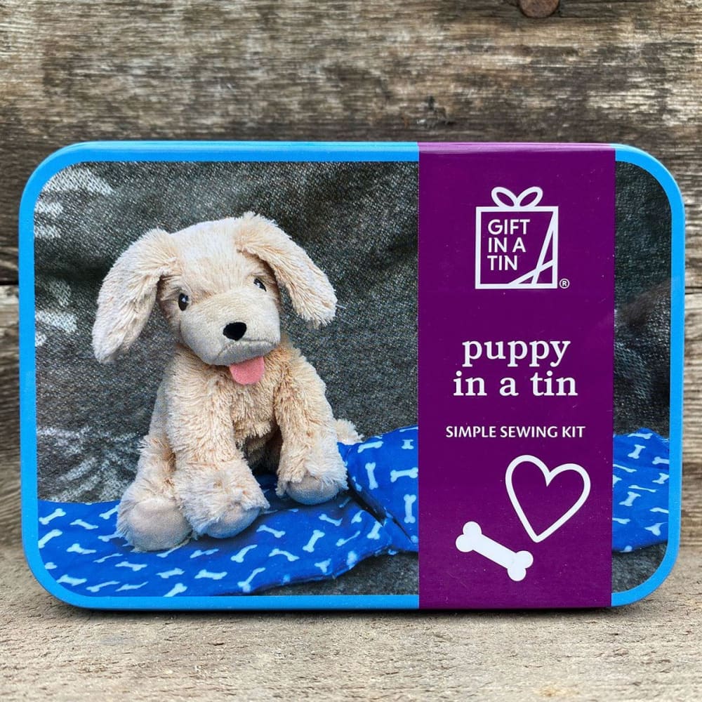 Puppy in a Tin Sewing Kit - Apples to Pears