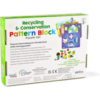 Recycling & Conservation Pattern Block Puzzle Set - Learning Resources