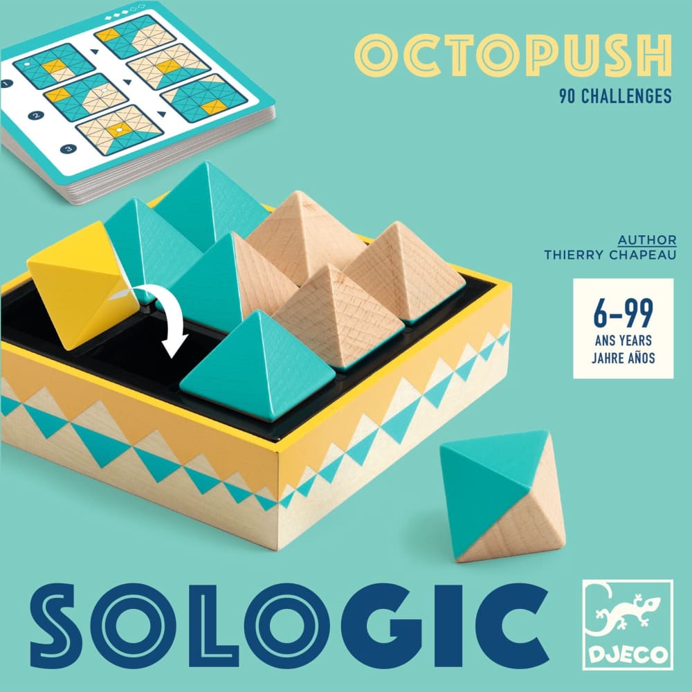 SoloGic OctoPush Sliding Block Puzzle - Djeco