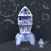 Space Rocket Colour,Assemble & Play - Djeco