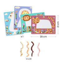 Wool & Velcro Fluffy Friends Activity - Djeco